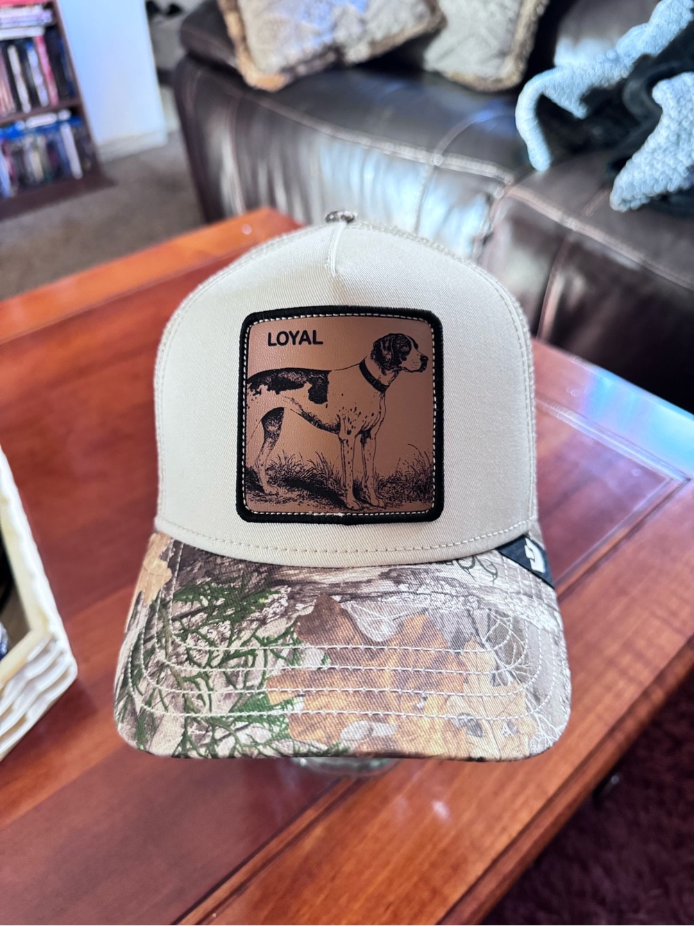 Goorin Bros. “LASER ENGRAVED DOG” Loyal Trucker Hat. Mesh SnapBack NWT